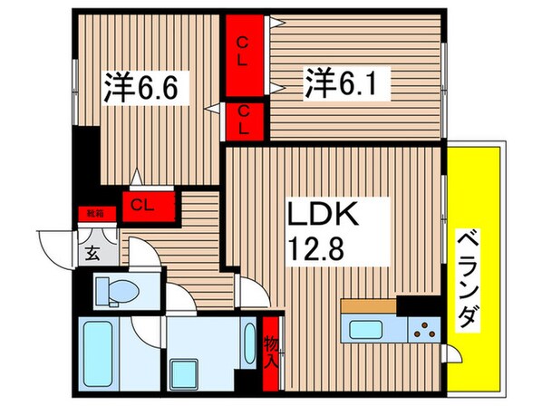 Bnext嵯峨の物件間取画像